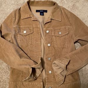 GAP Corduroy Jean denim jacket Tan SMALL
